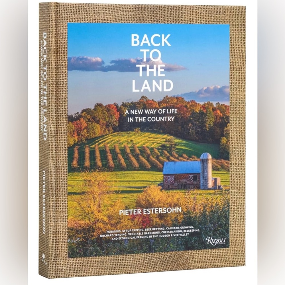 NWT Rizzoli 'Back to the Land' Book with Scenic Cover
